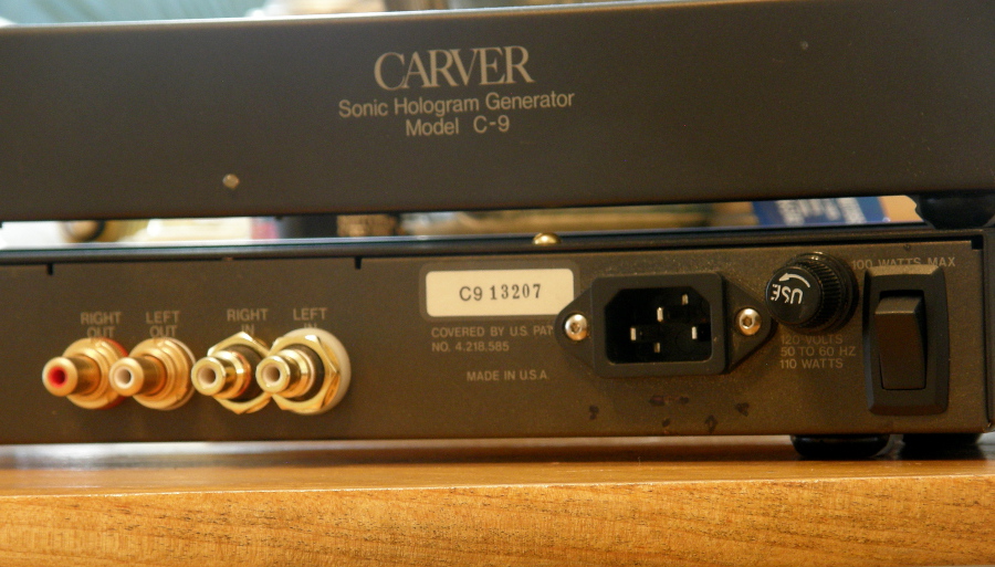 CARVER C-9 MODIFIED FOR THE BETTER - Audio Asylum Trader
